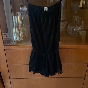 Brand new black Coral & Reef Beachwear cover up. Not a dress- shorts romper